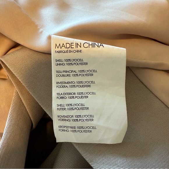 CLUB MONACO Khaki Trench Size XS - Picture 4 of 4